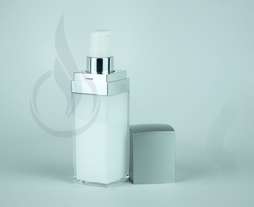 30ml Silver Lid Square Series Bottle